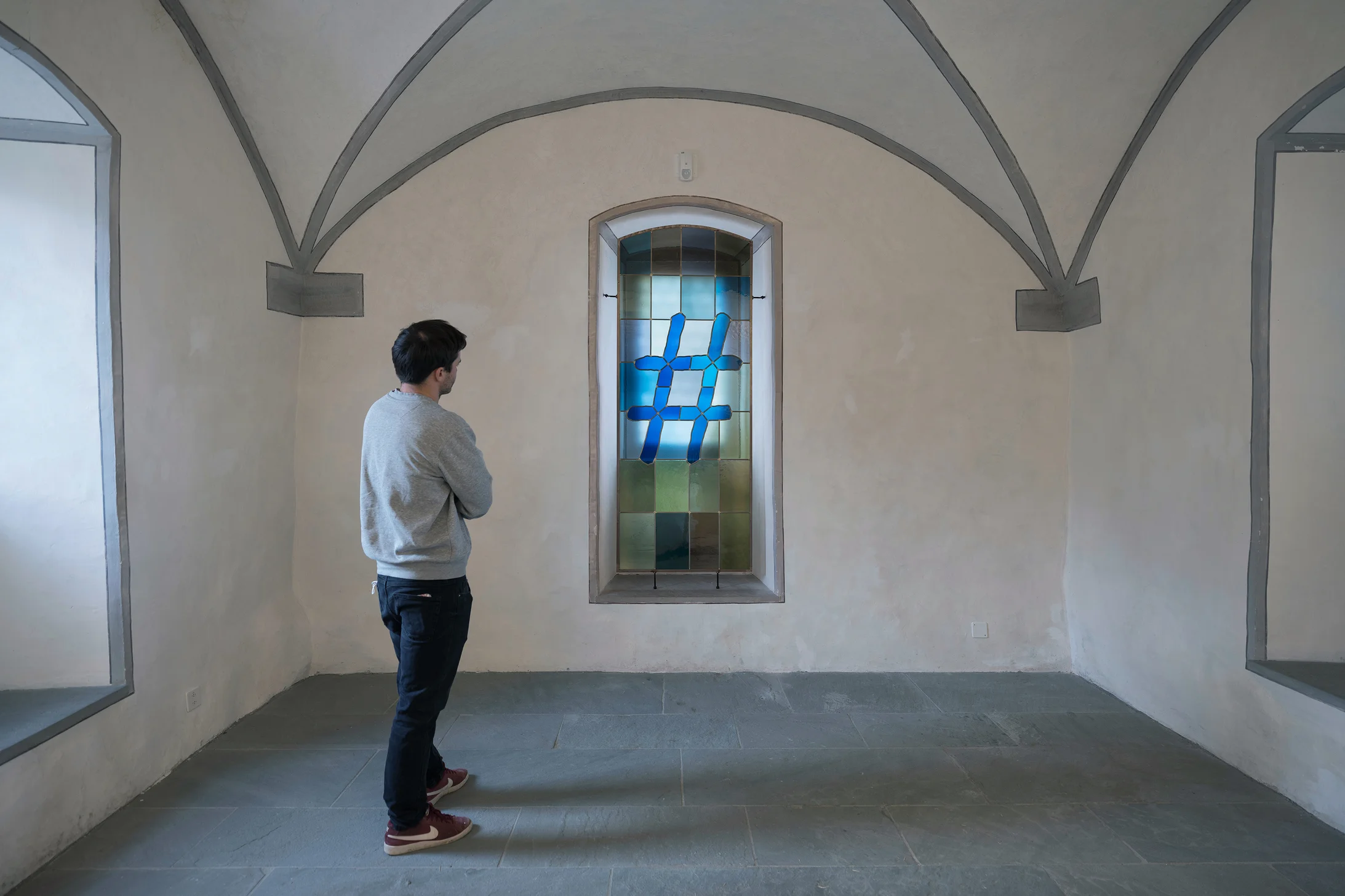 Jos Näpflin: #. Bleiglas-Fernster, 2020