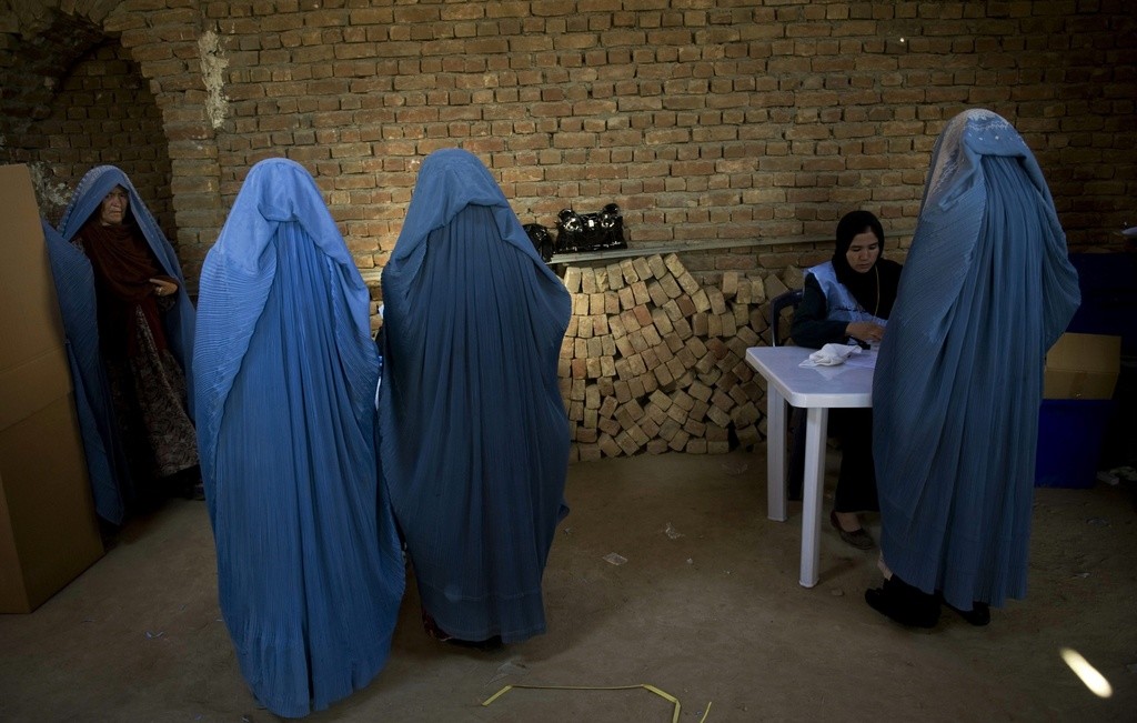 Ein Wahllokal in Kabul. (Foto: Keystone/AP/Hossein Fatemi)