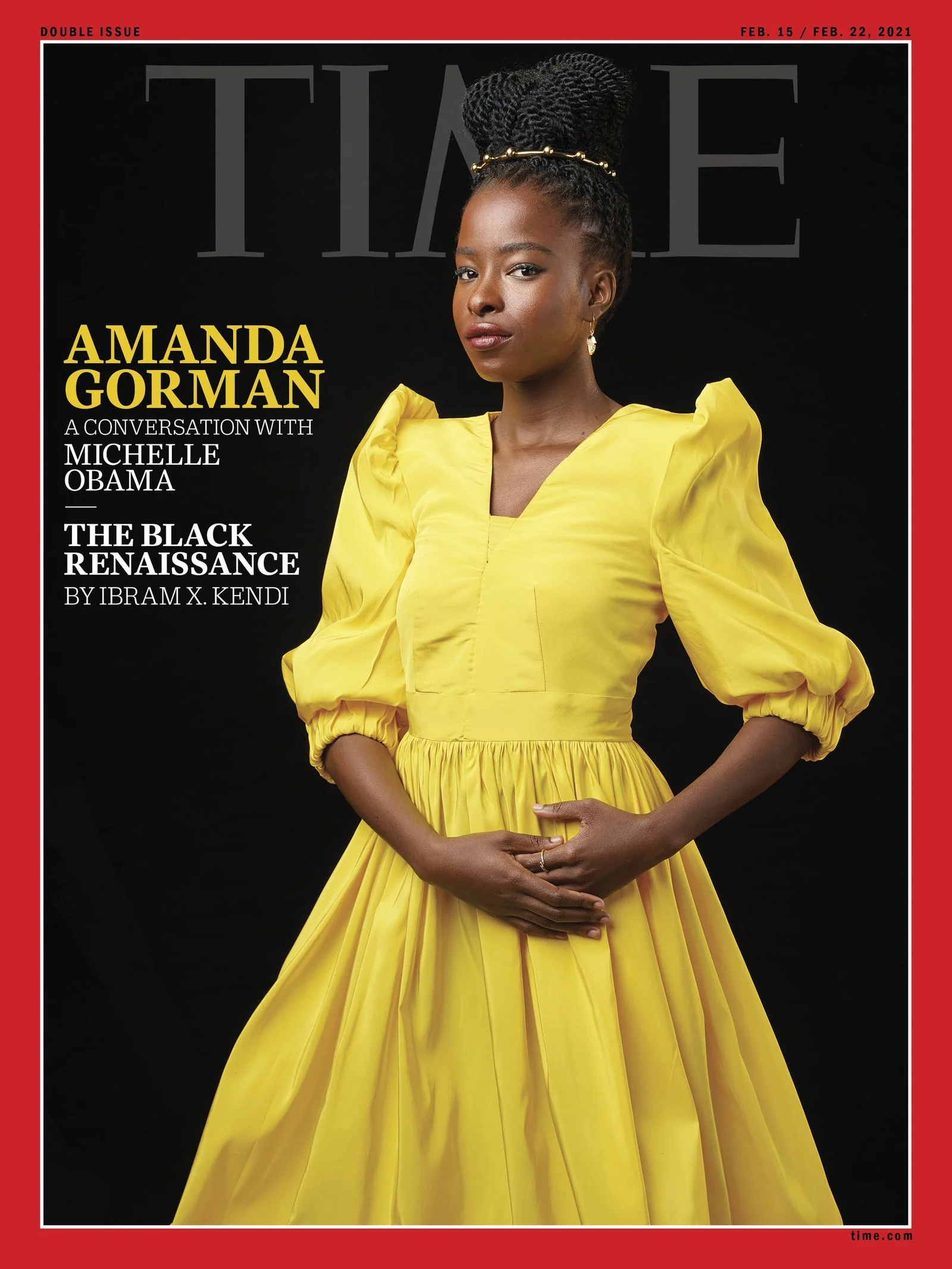 «The Black Renaissance»: Das einflussreiche amerikanische Nachrichtenmagazine Time hisst Amanda Gorman in der nächsten Ausgabe auf die Frontseite. Die 22-jährige Gorman war der Star der Amtseinführung von Präsident Joe Biden am 20. Januar. Gorman und ihr vorgetragenes Gedicht «The Hill We Climb» fand weltweit riesige Anerkennung. Interviewt wird sie im Time Magazine, das mit einer Auflage von über fünf Millionen Exemplaren erscheint,  von einer nicht geringeren als … Michelle Obama. (Foto: Time Magazine)…
