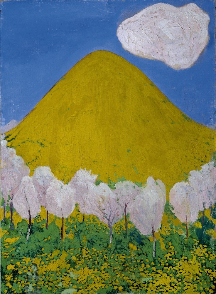 Cuno Amiet (1868–1961): Der gelbe Hügel, 1903, Tempera auf Leinwand; Kunstmuseum Solothurn
© Daniel Thalmann, Aarau