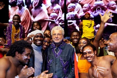 André Heller mit Crew (Bild zVg)