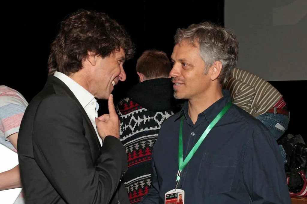 André Lüthi und Stiftungsratspräsident und Kinderarzt Romedius Alber (Foto: Michèle Bollhalder)