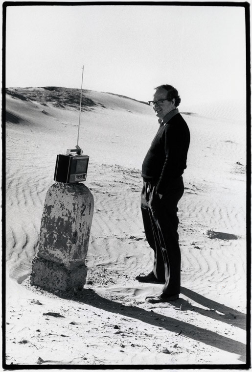 Arnold Hottinger in frühen Jahren in der algerischen Wüste