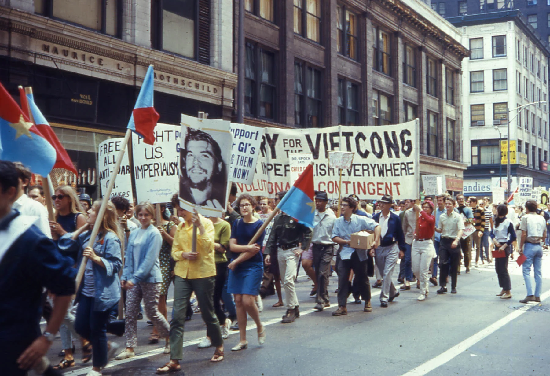 Anti-Kriegs-Demonstration am 10. August 1968 in Chicago (Foto: David Wilson, Lizenz gem. creativecommons.org)