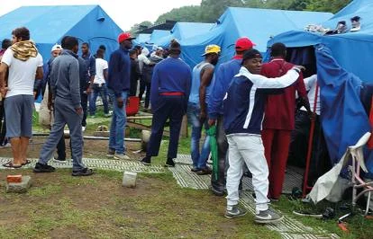 Das Auffanglager Bresso bei Mailand