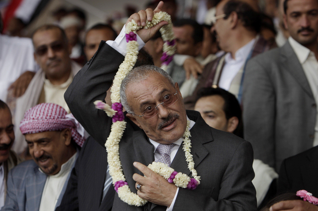 Ein Archivbild von Ali Abdullah Saleh (Foto: Keystone/AP/Muhammed Muheisen)