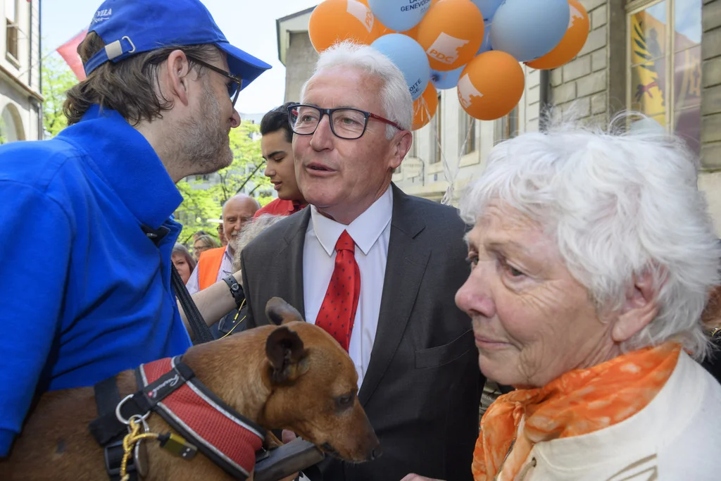 Der abgewählte Genfer Regierungsrat Luc Barthassat (CVP). (Foto: Keystone/Martial Terrazzini)