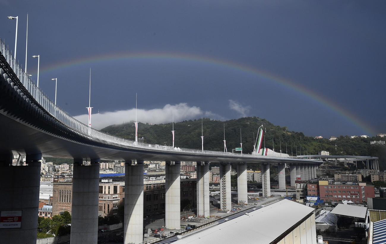 Genua, Ponte San Giorgio (Foto: Keystone/EPA/Luca Zennaro) 