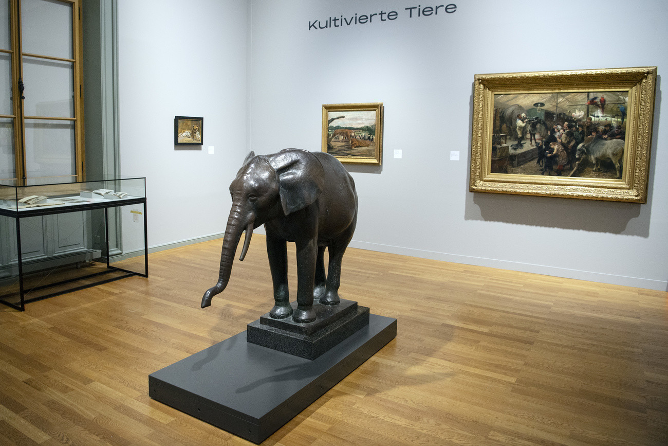 Ein Elefant von August Gaul im Kunstmuseum Bern (Foto: Keystone/Peter Schneider)