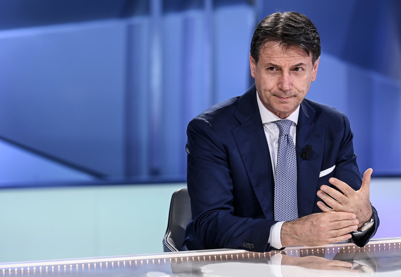 Giuseppe Conte, neuer Parteichef der Cinque Stelke (Foto: Keystone/EPA/Riccardo Antimiani)