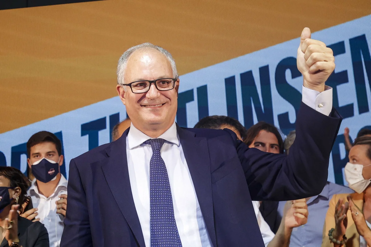 Der Sozialdemokrat Roberto Gualtieri: Wird er der neue Bürgermeister von Rom? (Foto: Keystone/EPA/ANSA/Giuseppe Lami)