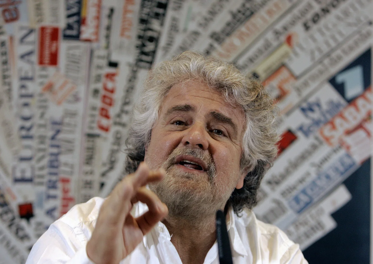 Beppe Grillo (Foto: Keystone/(AP/Pier Paolo Cito) 