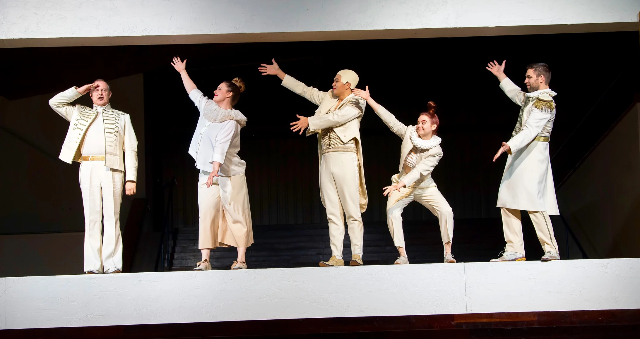 Andrew Murphy,  Sarah Brady, Hyunjai Marco Lee, Alexandra Meier, Domen Križaj (Foto: Priska Ketterer)