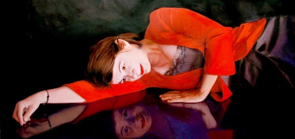 Erwin Gloor (*1941), Spiegelung, 2013, Öl auf Leinwand, 100 × 140 cm,
Privatbesitz