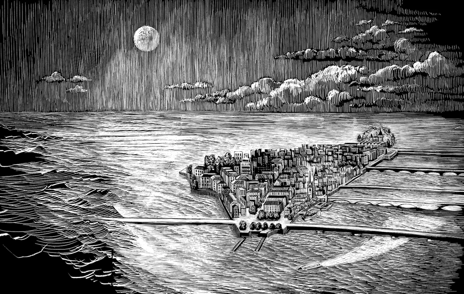 Die Stadt als Insel © Hannes Binder 