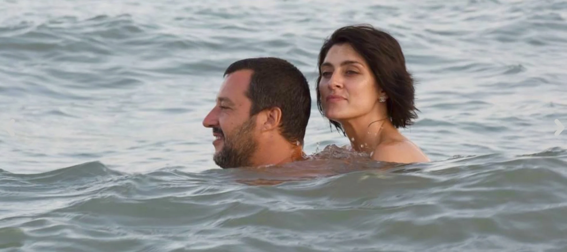 Salvini mit Freundin Elisa Isoardi