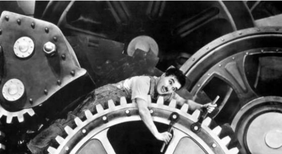 "Modern Times", Film von Charlie Chaplin (USA 1936)