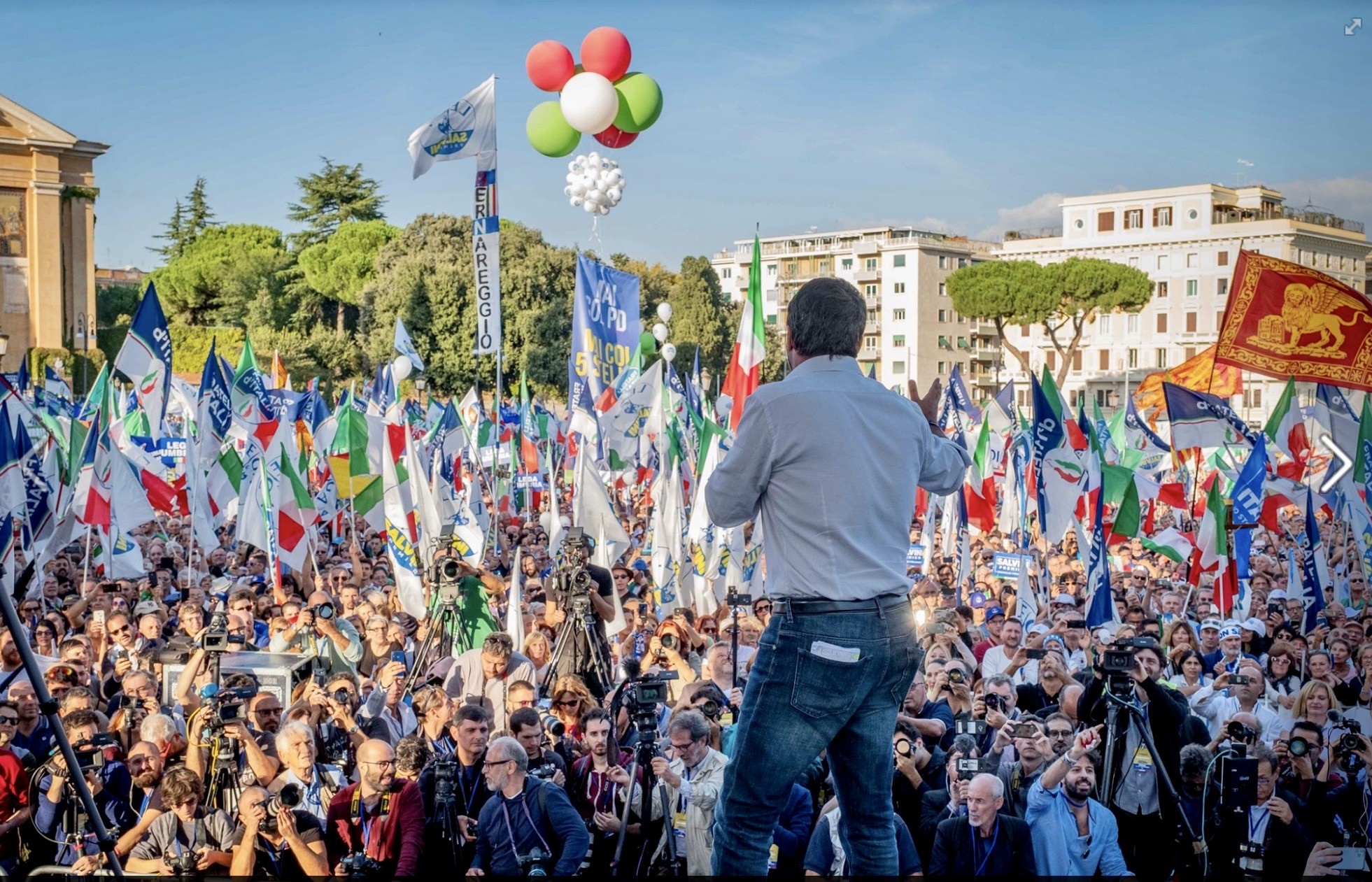 Salvini in Rom (Foto: Facebook Salvini)