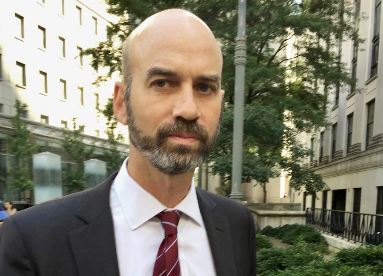 James Bennet, der zurückgetretene Chef der Meinungsseiten der New York Times (Foto: Keystone/AP/Larry Neumeister)