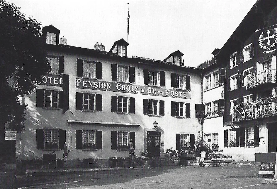 Gasthof „Zum goldenen Kreuz“ in Münster. Hier stieg Goethe am 11. November 1779 ab. ( Foto © Michael Ruetz)