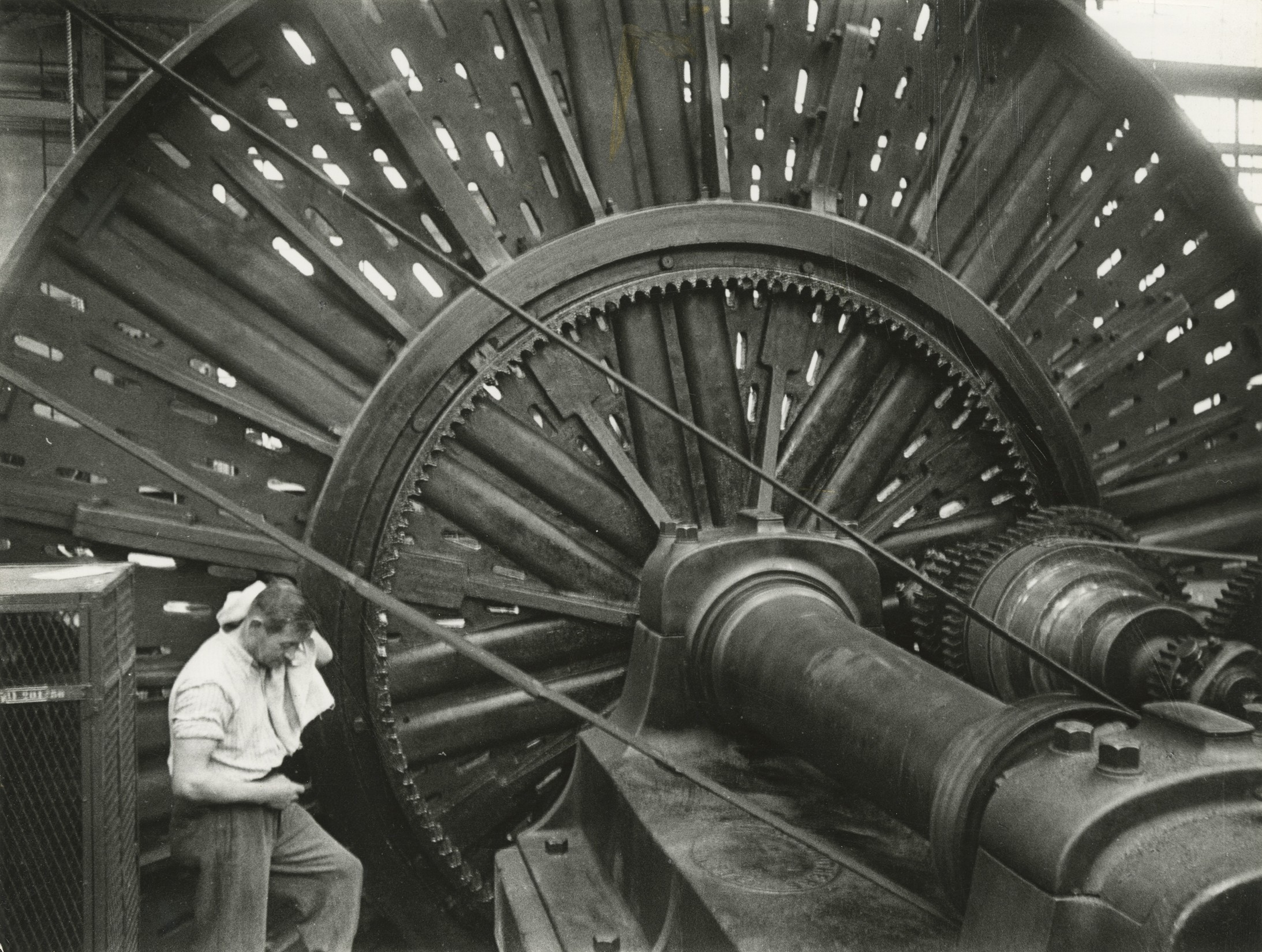 Drehbank, Maschinenfabrik Oerlikon, 1949. © Jakob Tuggener-Stiftung