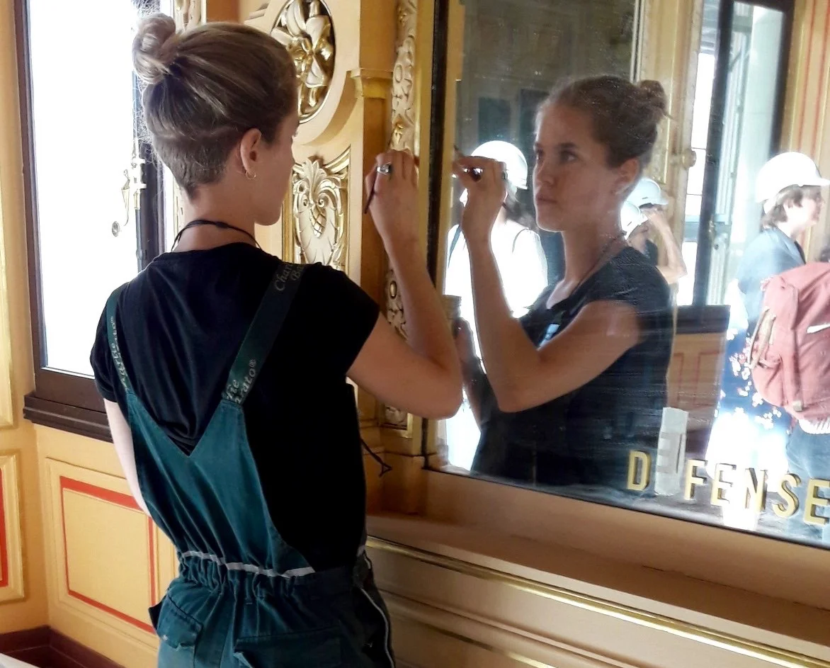 Letzte Feinarbeiten, alle Bilder © Annette Freitag