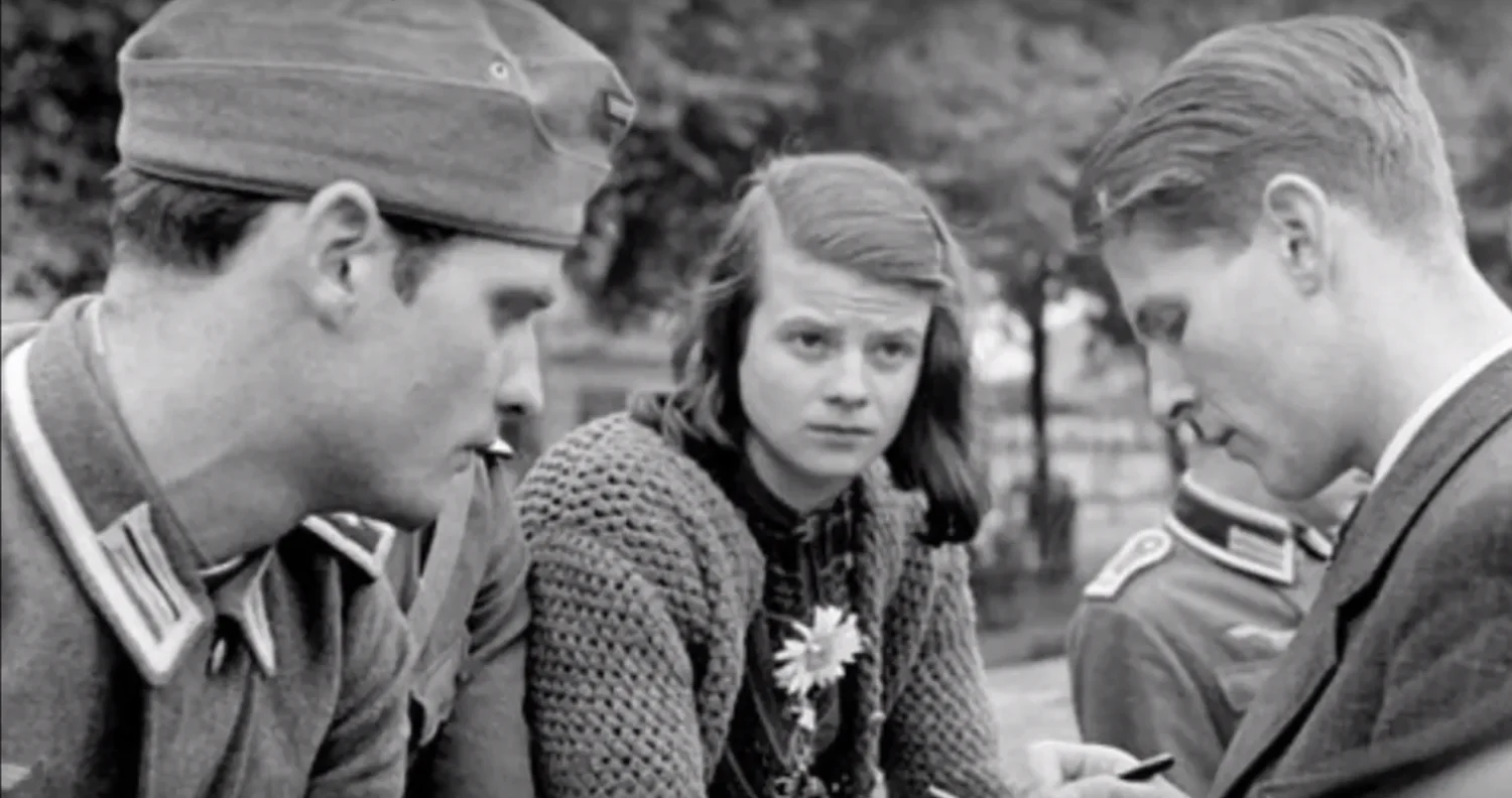 Hans und Sophie Scholl und Christoph Probst (Foto: Keystone/AP/Str)