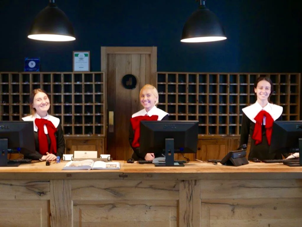 Empfang in Georgien: Ein Hotel in Kasbegi an der Grossen Heeresstrasse