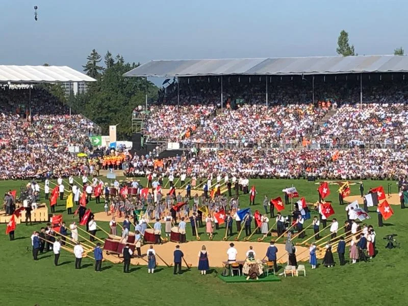 Pompös: der offizelle Festakt des Esaf 2019
Foto: Ignaz Staub