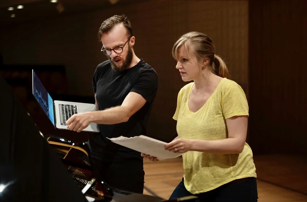 Oscar Bianchi, Helga Karen während der Proben (Foto: Priska Ketterer © Lucerne Festival)