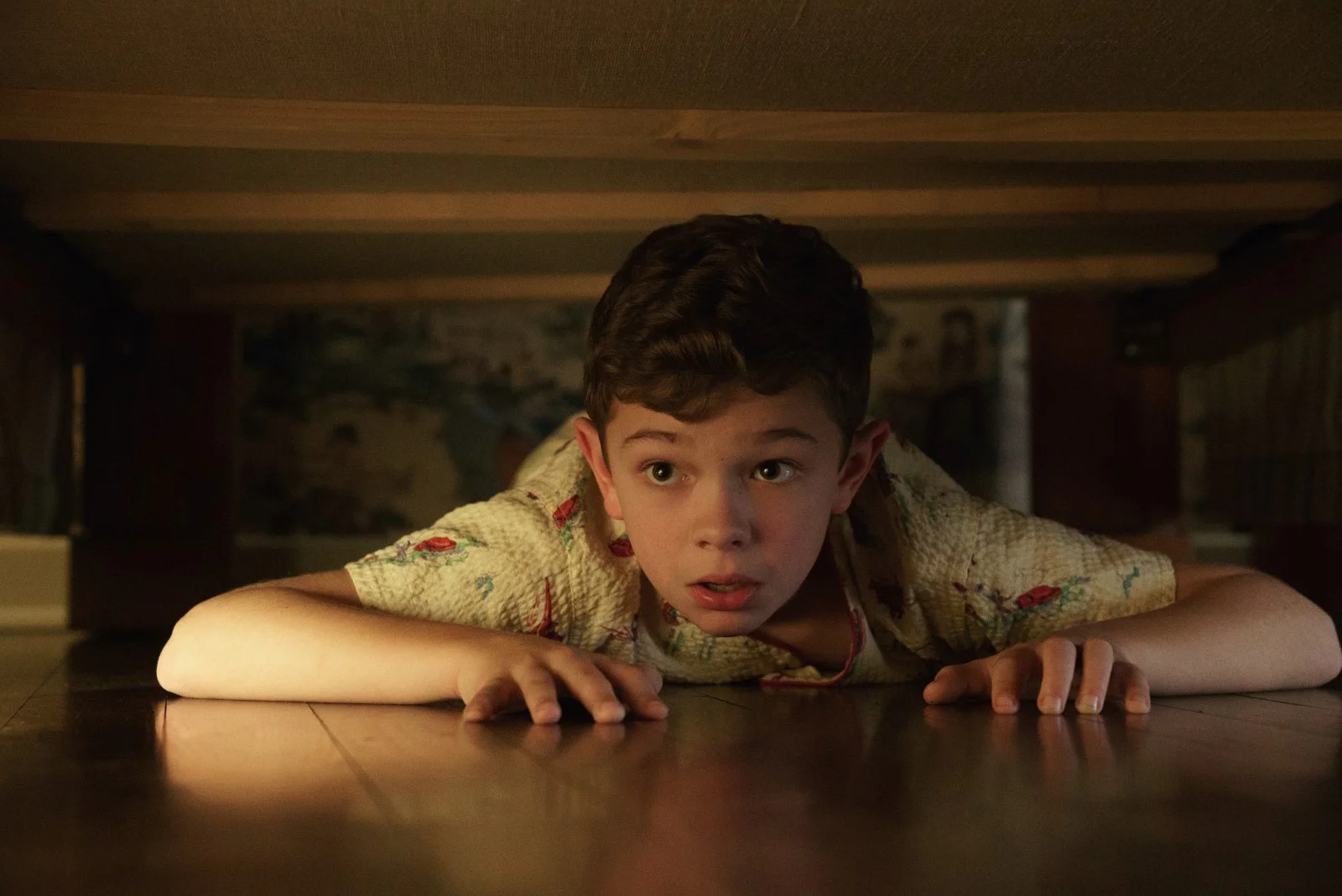 Noah Jupe in der Rolle des Nicky Lodge in „Suburbicon“