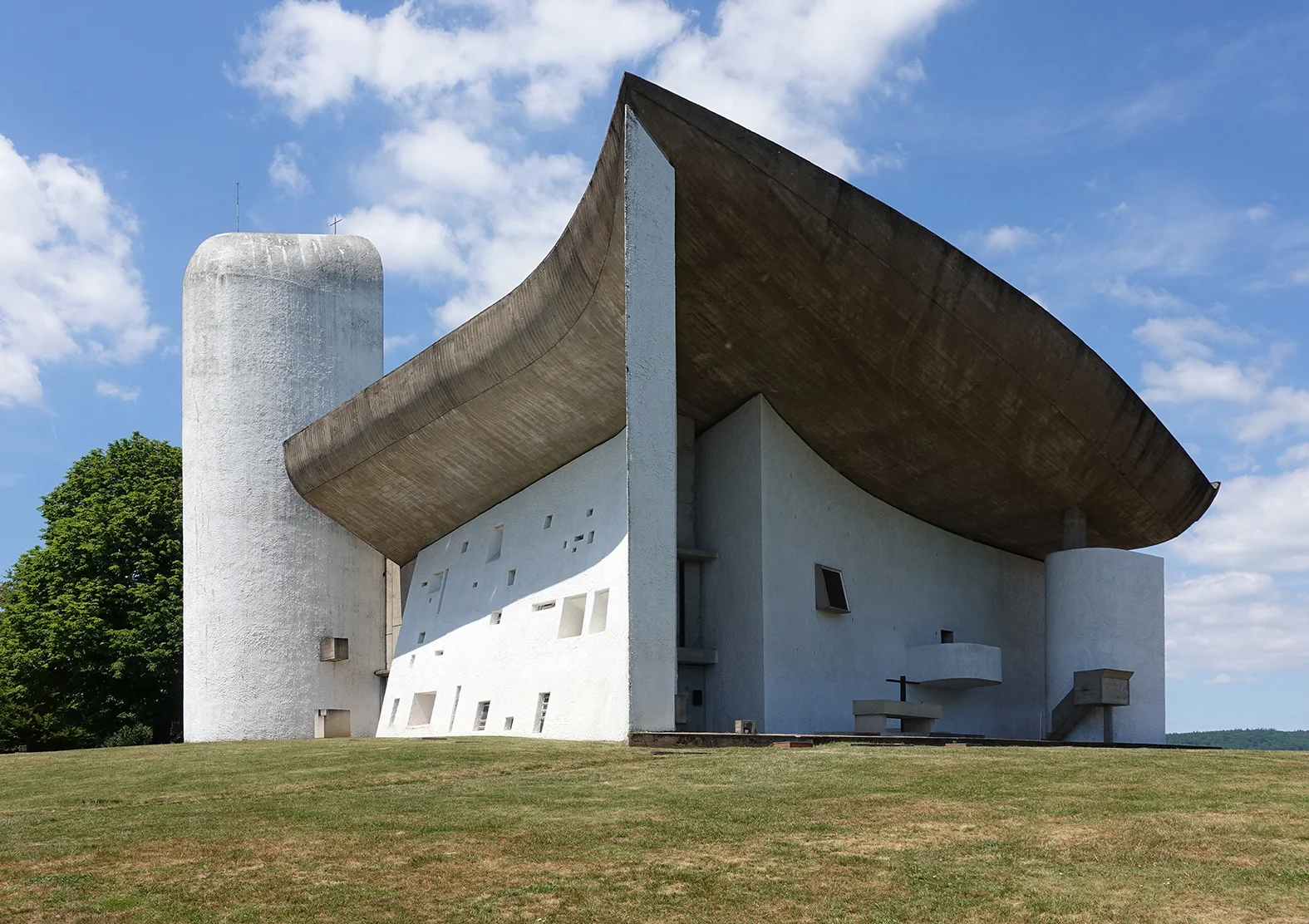 Le Corbusiers Kapelle Notre Dame du Haut, Ronchamp