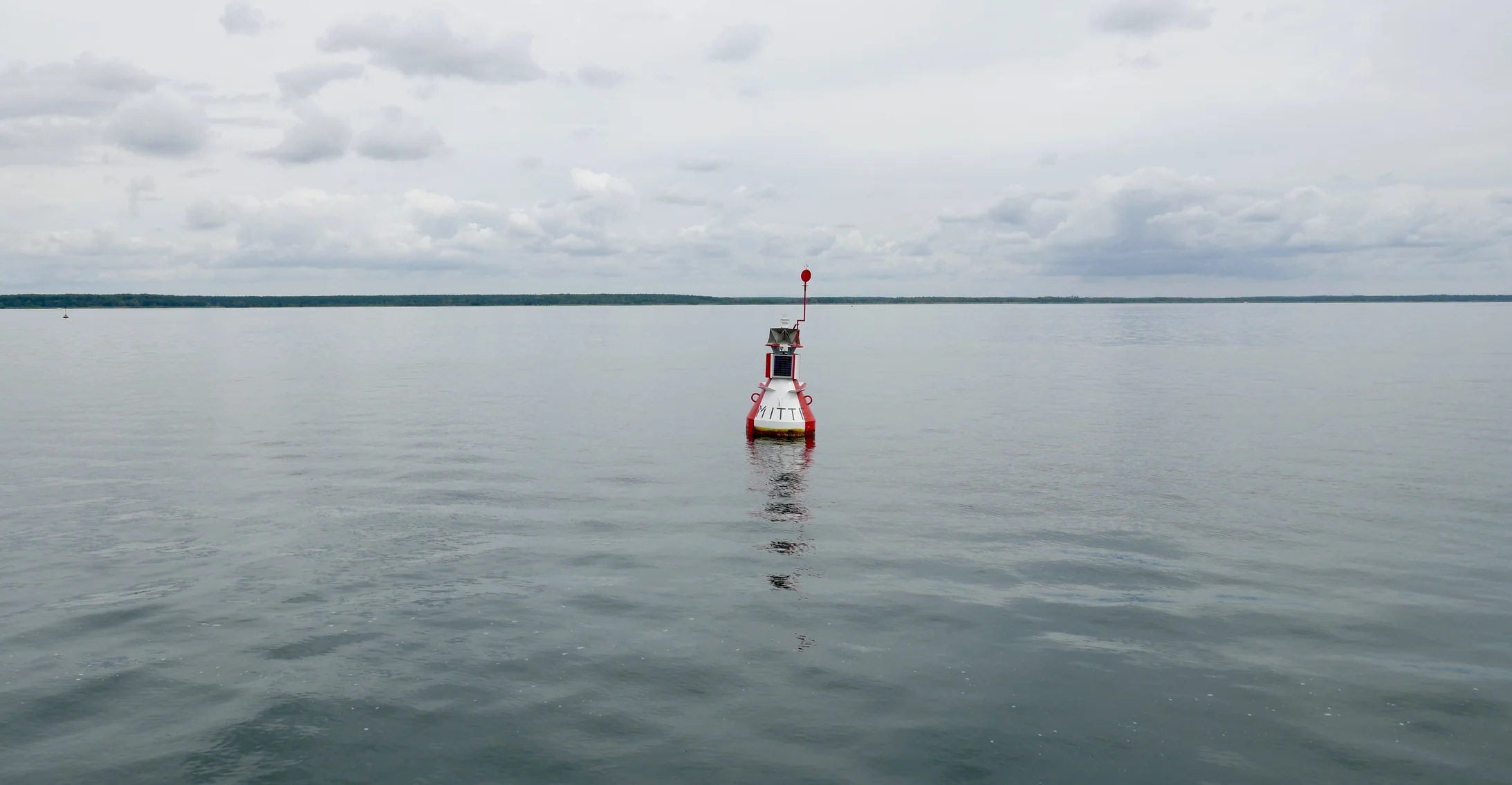 Müritz Mitte bei sehr ruhigem Wetter am 1. September 2017