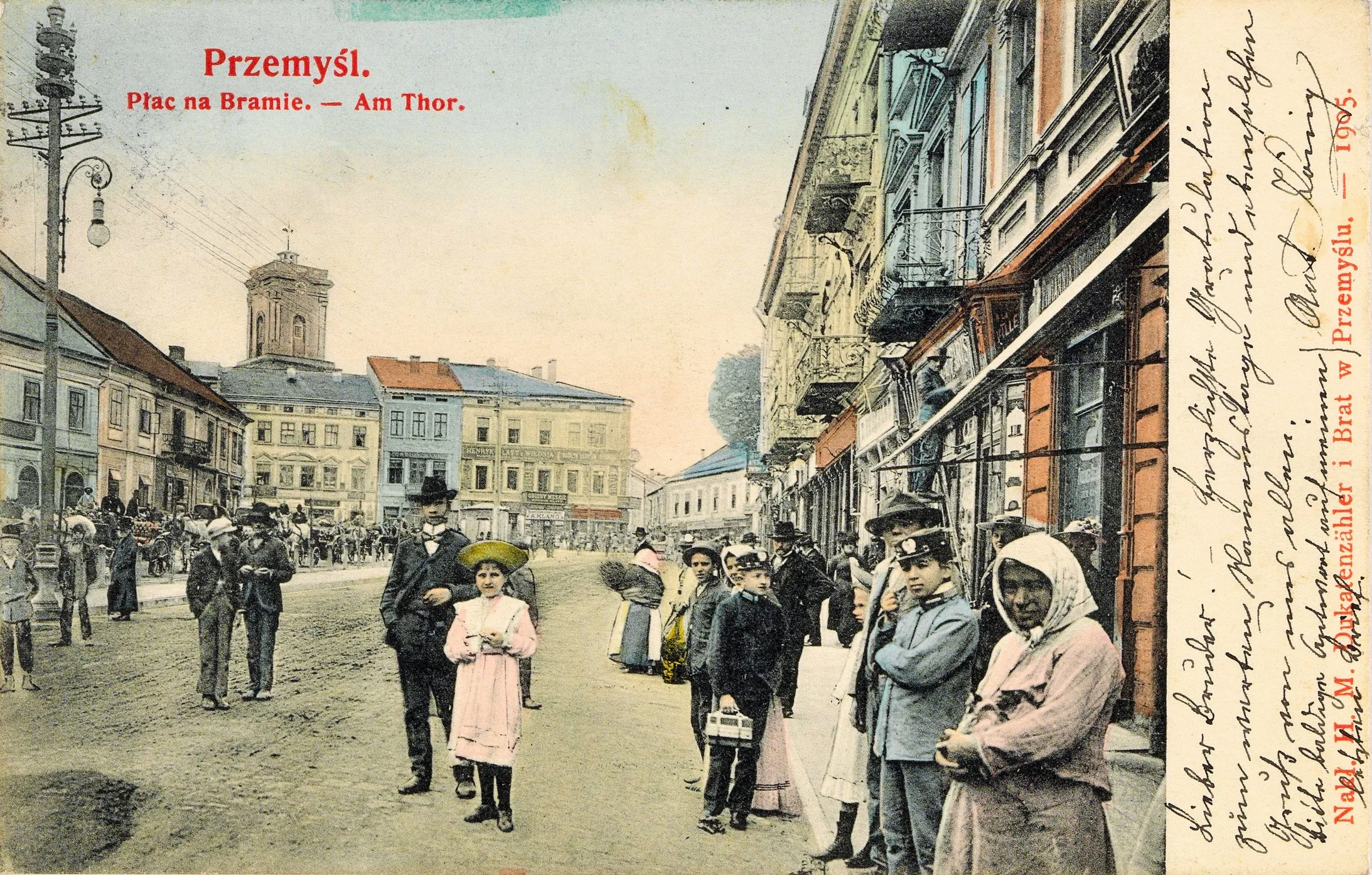 Postkarte: „Przemyśl. Am Thor“, 1905, © Sammlung Martin Pollack