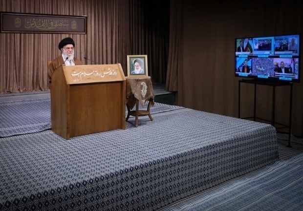 Ali Khamenei, der politische und religiöse Führer des Iran