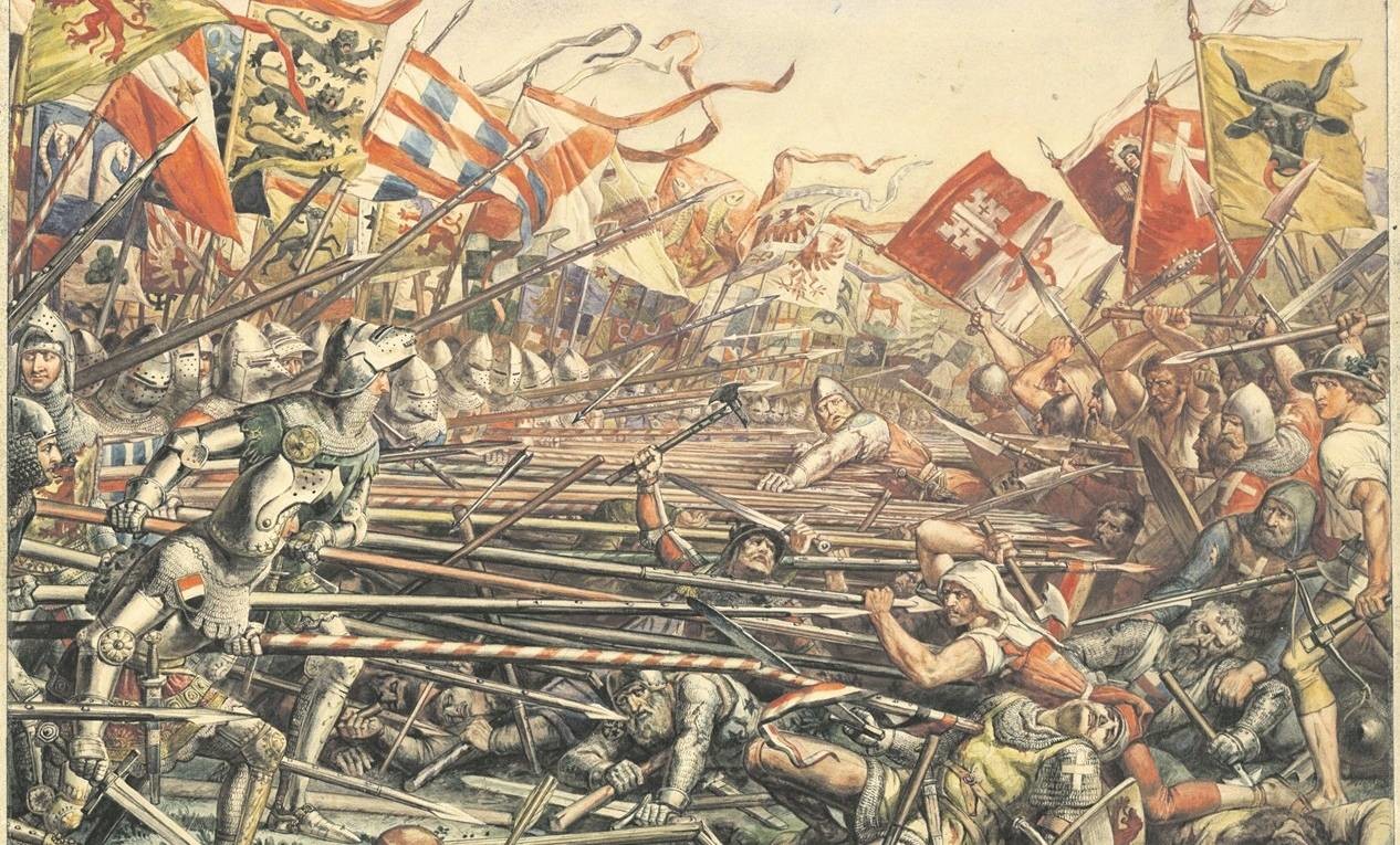 Karl Jauslin: Die Schlacht bei Sempach, 9. Juli 1386 (Bild: Museen Muttenz)