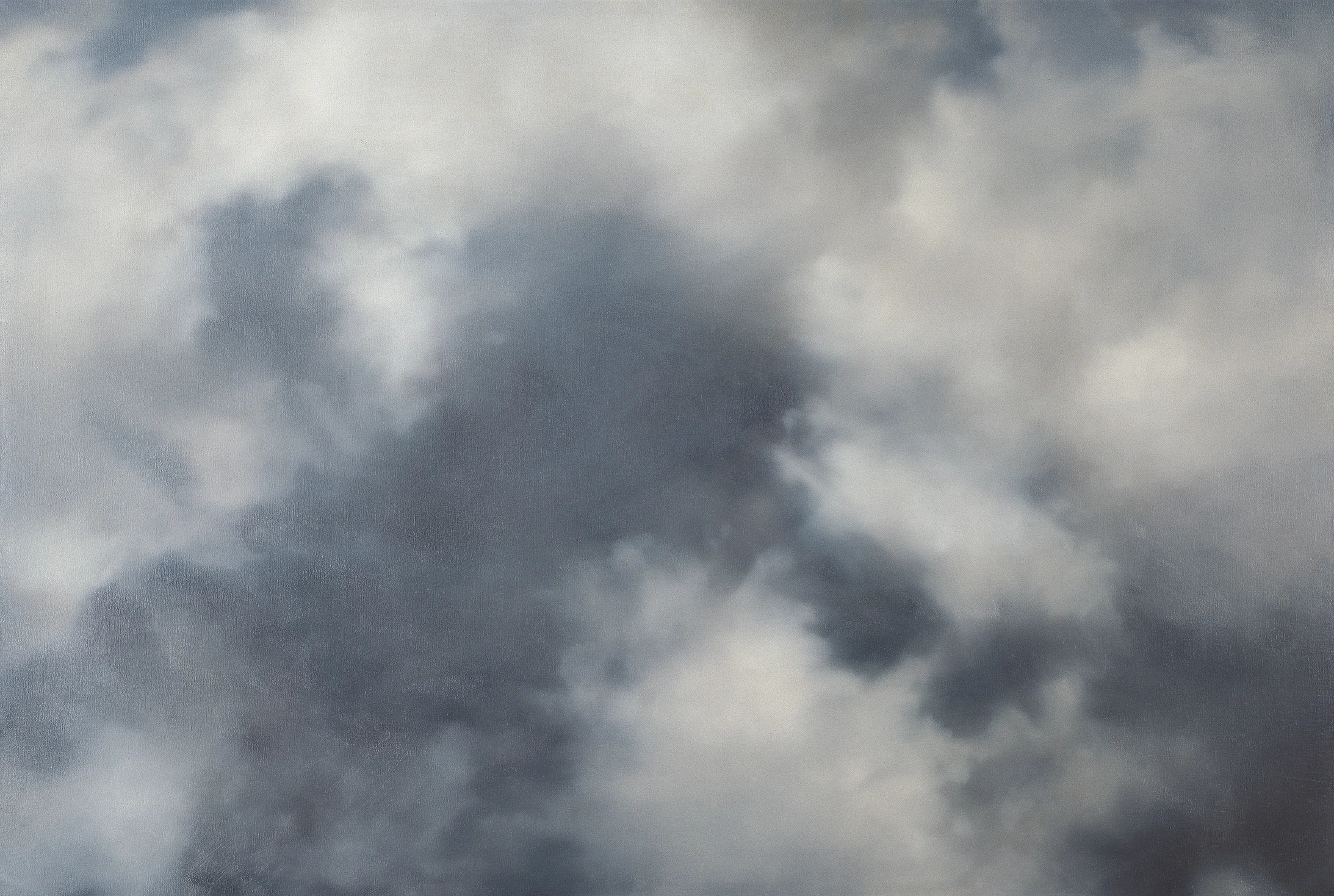 Gerhard Richter: Wolken, 1970, Öl auf Leinwand, 200 × 300 cm; Museum Folkwang, Essen; Foto: Artothek/Museum Folkwang