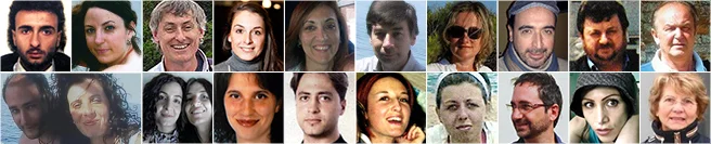 Die 20 Opfer von Dhaka