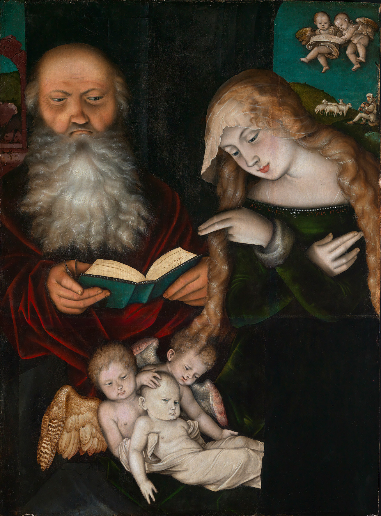Hans Baldung Grien: Die Geburt Christi. 1539. Staatliche Kunsthalle Karlsruhe.