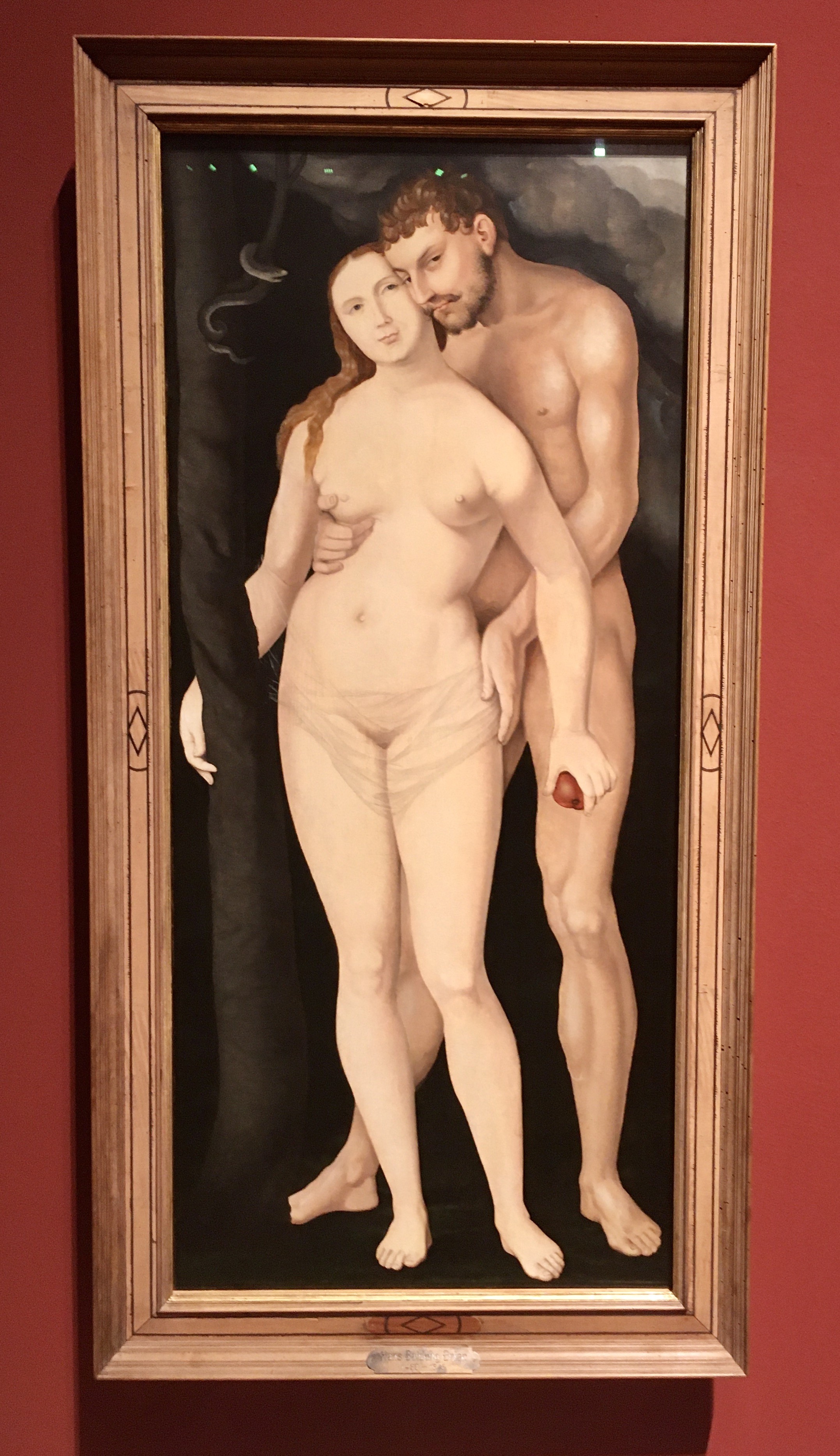 Hans Baldung Grien: Adam und Eva. Um 1513. Museo Nacional Thyssen-Bornamisza, Madrid