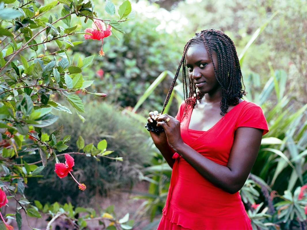 Eine 17-jährige Studentin in Mauretanien.