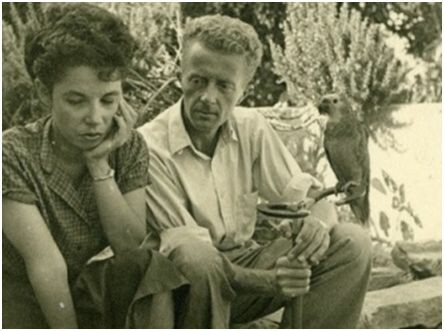 Paul Bowles und Jane Auer in Tanger