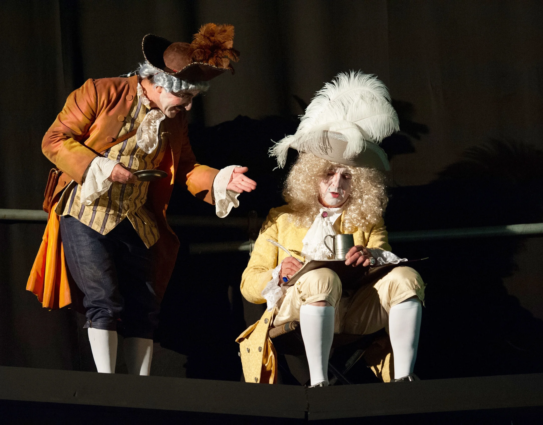 Casanova und sein Diener Lünzel Staller