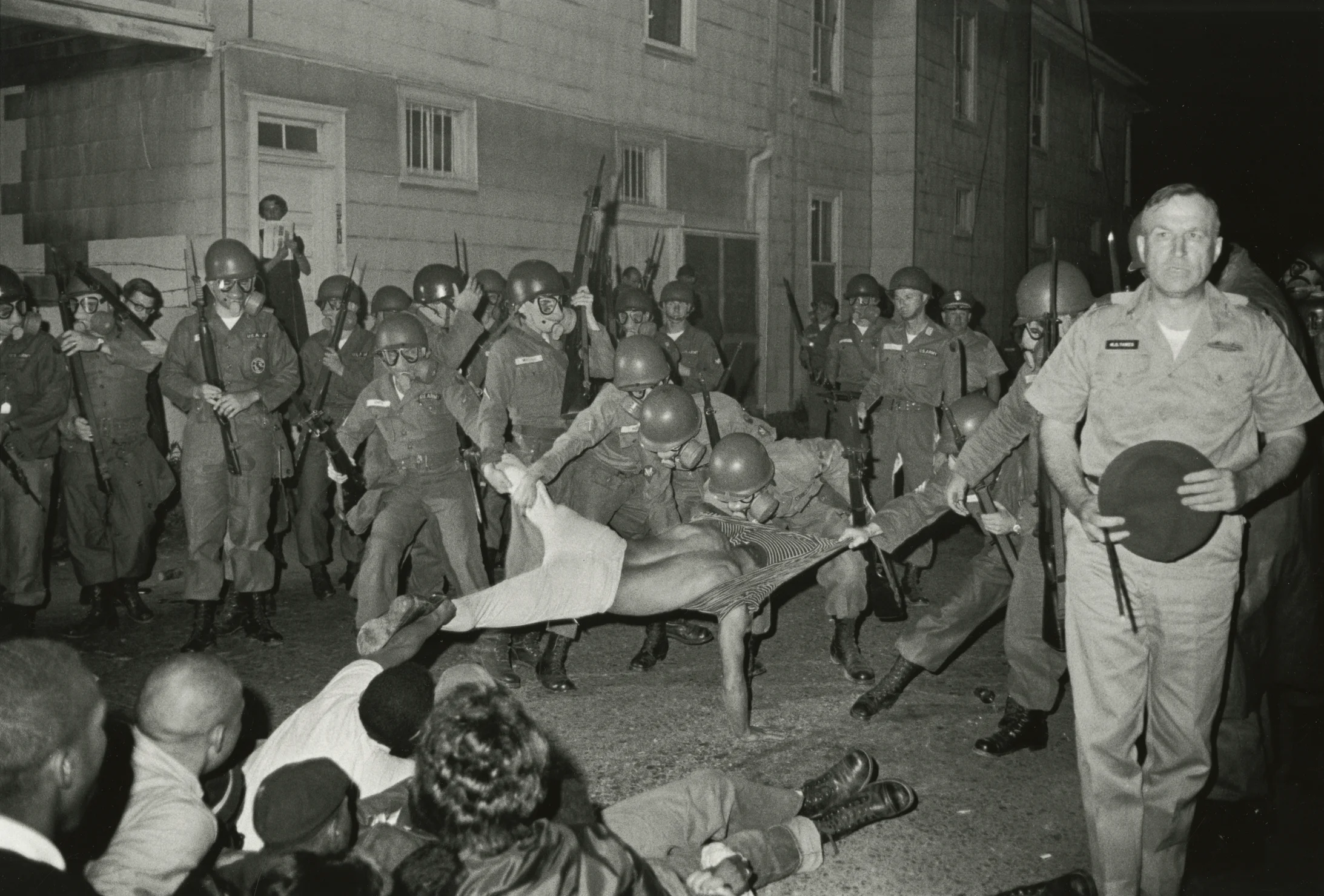Danny Lyon, Clifford Vaughs, SNCC photographer, Arrested by the National Guard,
Cambridge, Maryland, 1964 © Danny Lyon / Magnum Photos. Courtesy Gavin
Brown‘s Enterprise