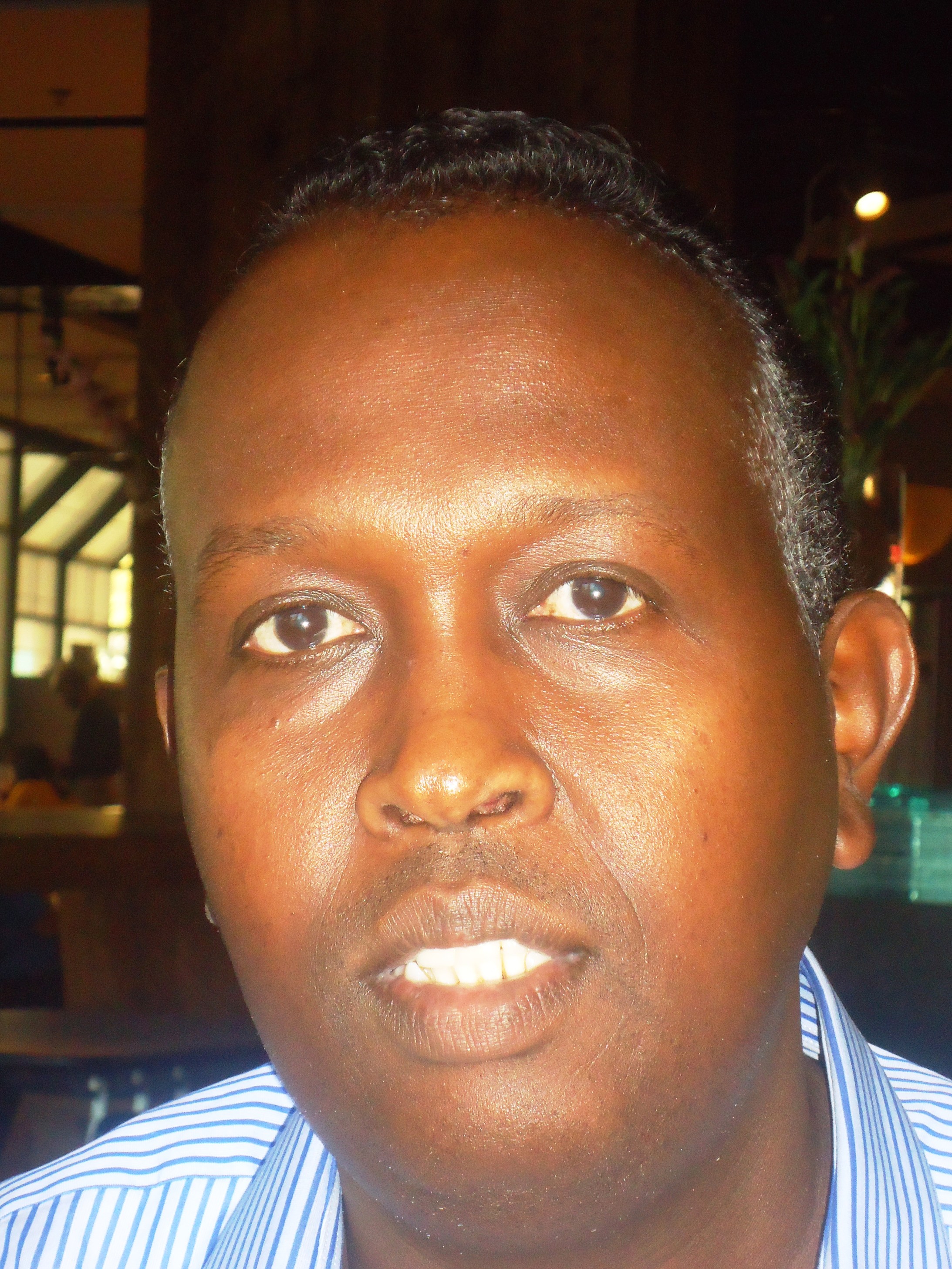 Bashir Gobdon, Gründer des Somalischen Kulturvereins SomaliSuisse (Foto: hh)