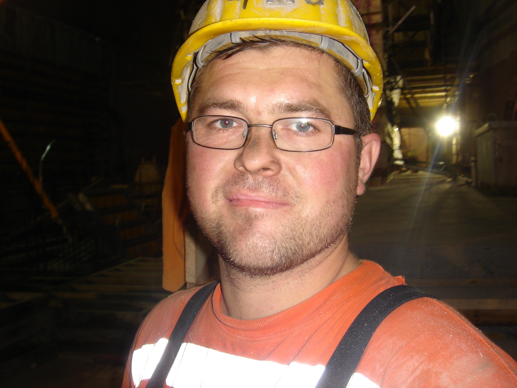 Ronny Kanter, Vorarbeiter im Neat-Tunnel