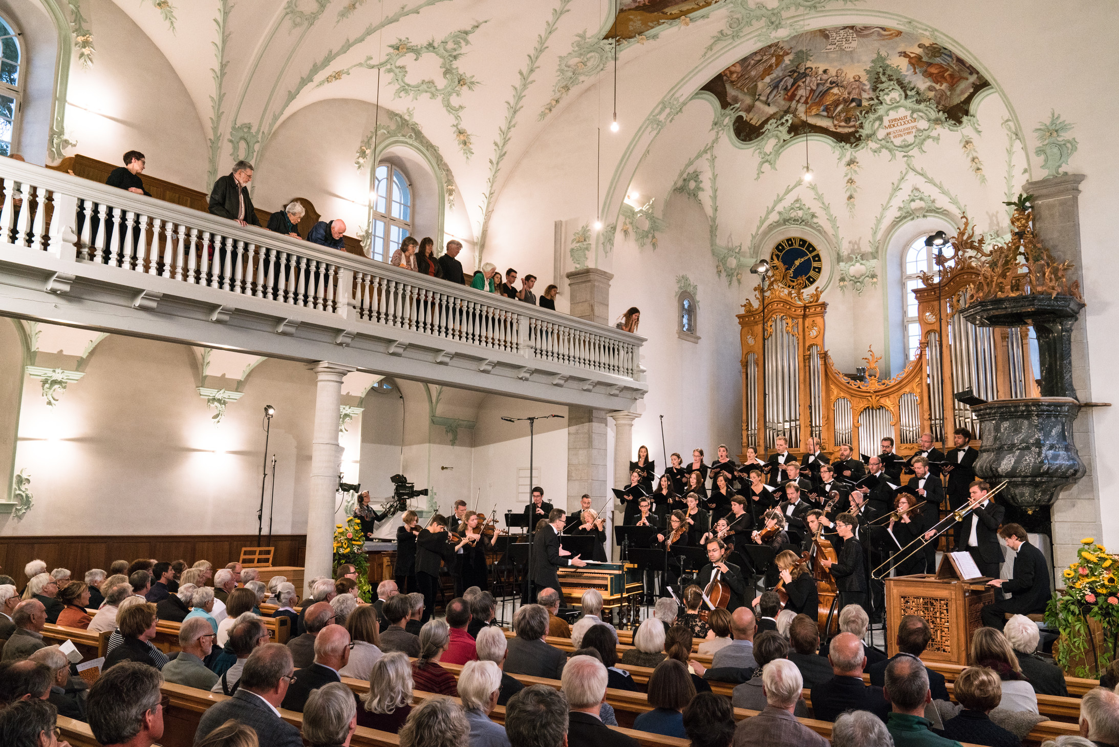 Kirche Trogen: einer der schönen Aufführungsorte der Bach-Kantaten    Foto © Jelena Gernert