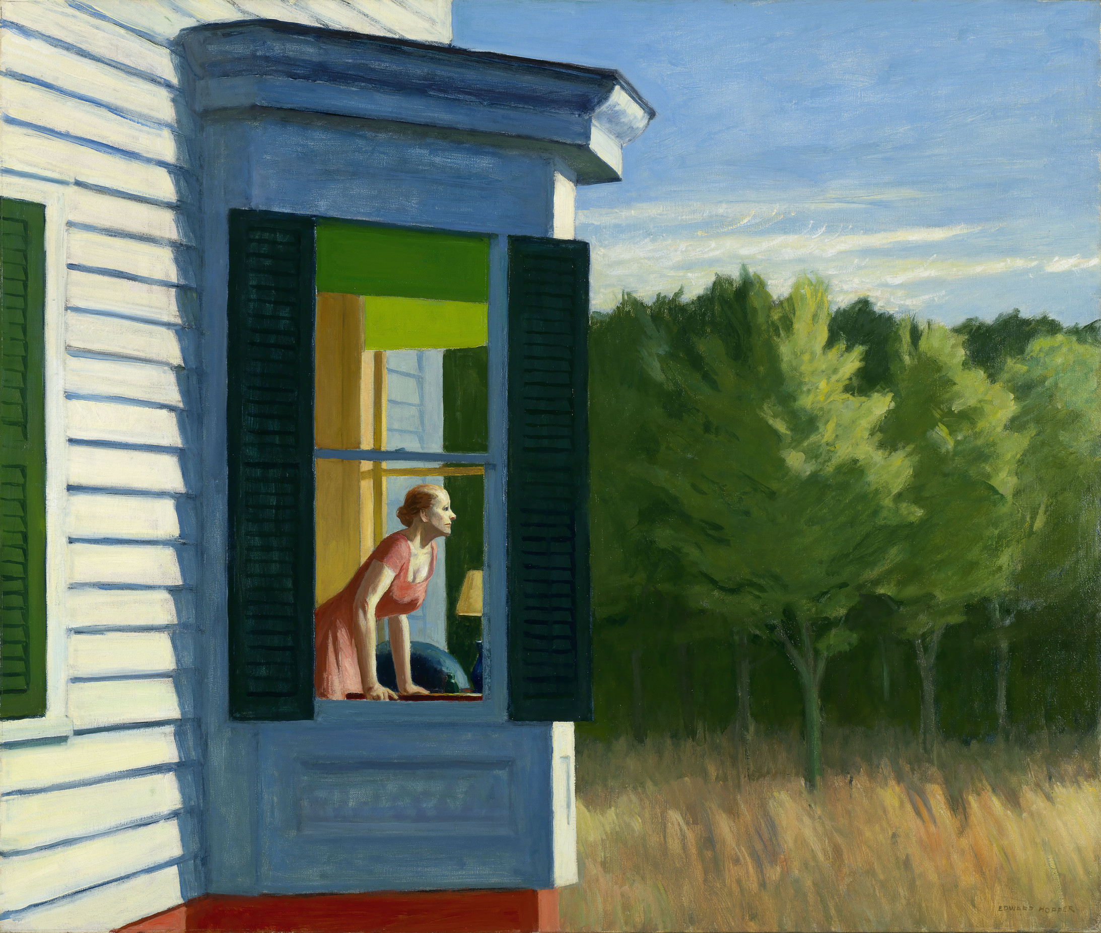 Edward Hopper: Cape Cod Morning. Öl auf Leinwand. 86,7 x 102.3 cm. 1950. Smithsonian American Art Museum. Washington.