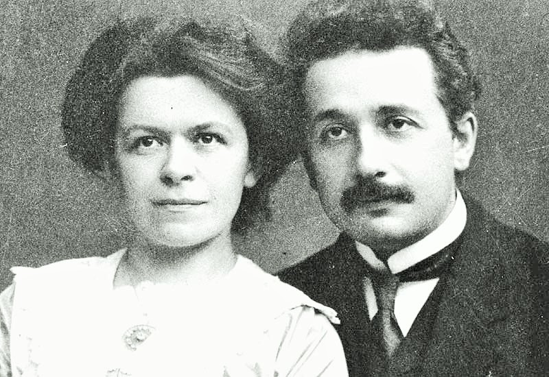 Mileva Maric und Albert Einstein 1912 (Bildarchiv ETH)