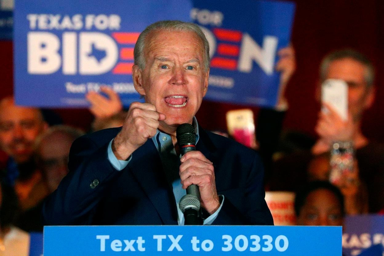Neue Energie? Joe Biden am Montag in Dallas (Foto: Keystone/AP)